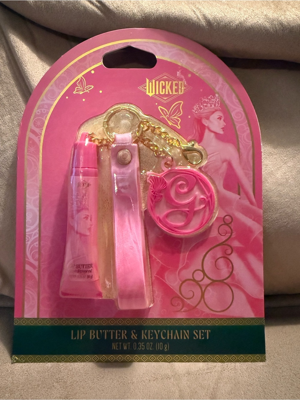 Brand new Wicked lip butter and keychain set